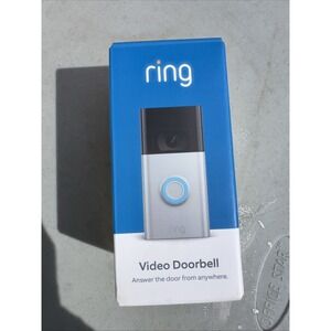 Ring Video Doorbell 2nd Gen 1080p HD Smart Wi-Fi Camera Satin Nickel NEW SEALED